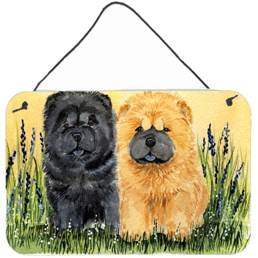 Carolines Treasures SS7006DS812 Chow Chow Indoor Aluminum Metal Wall or Door Hanging Prints, 8 x 12", Multicolor