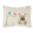 thumbnail image 1 of Carolines Treasures  Christmas Presents Between Friends French Bulldog Cream Fabric Standard Pillowcase, 1 of 1