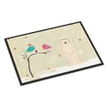 thumbnail image 1 of Carolines Treasures BB2537JMAT Christmas Presents Between Friends Irish Wolfhound Indoor or Outdoor Mat, 24 x 0.25 x 36 in., 1 of 2