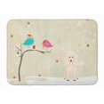 thumbnail image 1 of Carolines Treasures  Christmas Presents Friends Poodle White Machine Washable Memory Foam Mat - White - 19in. H x 0.25in. W x 27in. L, 1 of 1