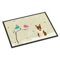 thumbnail image 1 of Carolines Treasures BB2609MAT Christmas Presents Between Friends Bull Terrier Brindle Indoor or Outdoor Mat, 18 x 0.25 x 27 in., 1 of 2