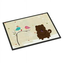 Carolines Treasures BB2613MAT Christmas Presents Between Friends Chow Chow Chocolate Indoor or Outdoor Mat, 18 x 0.25 x 27 in.