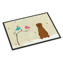 Carolines Treasures BB2545MAT Christmas Presents Between Friends Dogue De Bourdeaux Indoor or Outdoor Mat, 18 x 0.25 x 27 in.