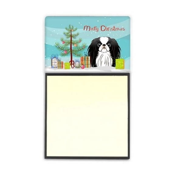 Carolines Treasures Christmas Tree & Japanese Chin Sticky Note Holder