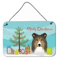 thumbnail image 1 of Carolines Treasures BB1614DS812 Christmas Tree & Sheltie Wall or Door Hanging Prints, 1 of 7