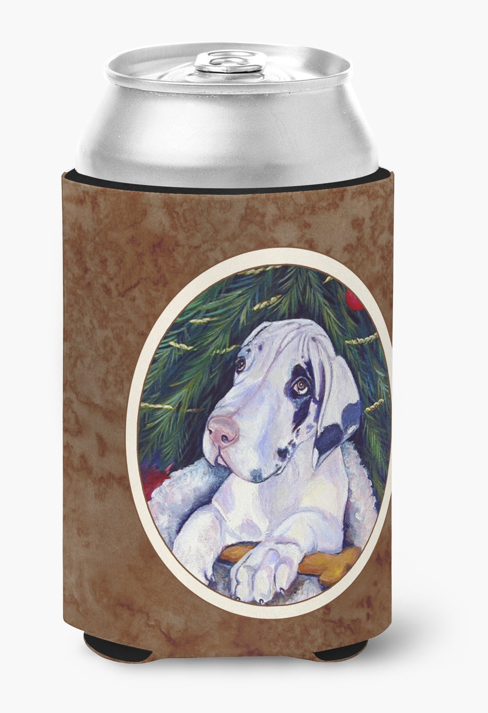 Caroline's Treasures Min Pin Hearts Love and Valentine's Day Portrait Can or Bottle Hugger