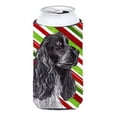 thumbnail image 1 of Carolines Treasures  Cocker Spaniel Candy Cane Christmas Tall Boy bottle sleeve Hugger, 1 of 1