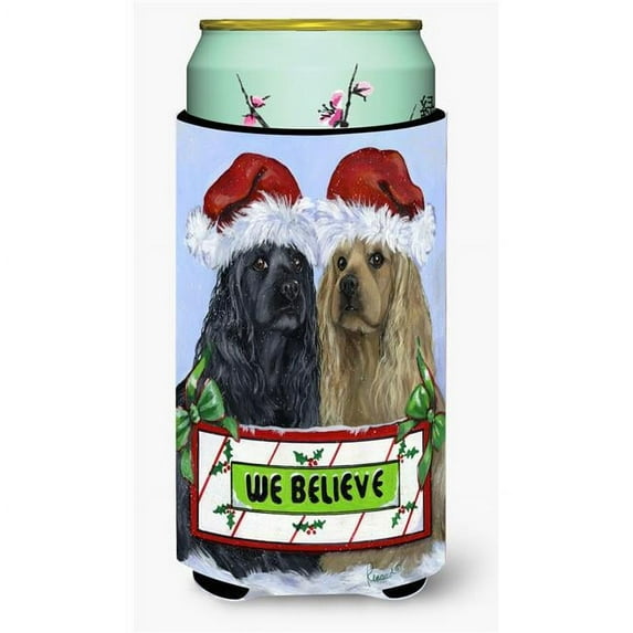 Carolines Treasures Cocker Spaniel Christmas Tall Boy Hugger Tall Boy multicolor