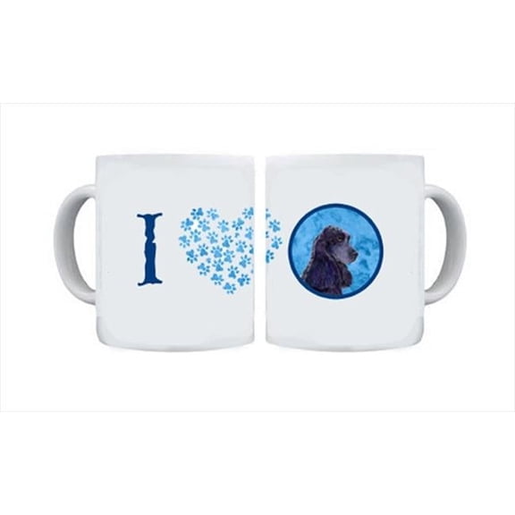 Carolines Treasures  Cocker Spaniel Dishwasher Safe Microwavable Ceramic Coffee Mug - Blue - Large