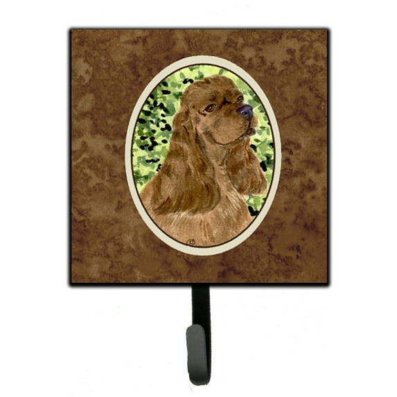 Carolines Treasures SS8807SH4 Cocker Spaniel Leash Holder or Key Hook, Small, Multicolor