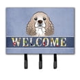 thumbnail image 1 of Carolines Treasures BB1402TH68 Cocker Spaniel Welcome Leash & Key Holder, 1 of 4