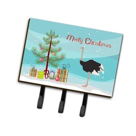 Carolines Treasures Common Ostrich Christmas Leash or Key Holder