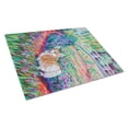 thumbnail image 1 of Carolines Treasures Corgi Footbridge Glass Cutting Board Large 12H x 16W multicolor, 1 of 1
