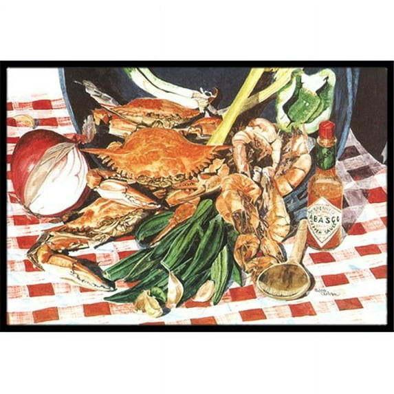 Carolines Treasures Crab Boil Indoor & Outdoor Doormat