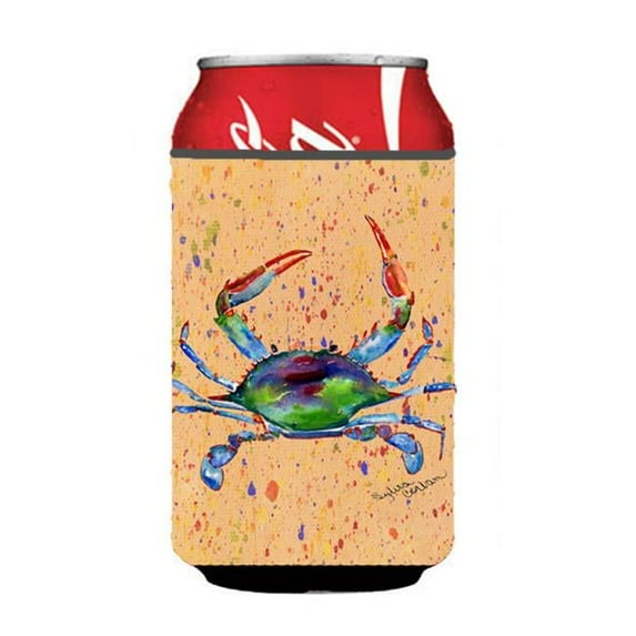 Carolines Treasures Crab On Coral Can Or Bottle Hugger