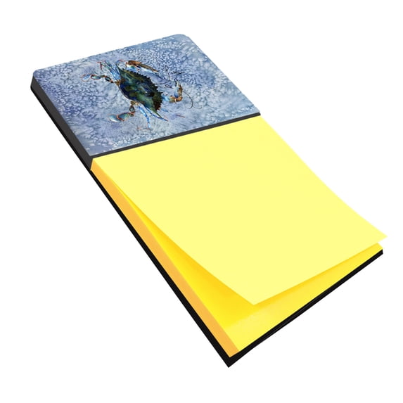 Carolines Treasures Crab Sticky Note Holder Large multicolor