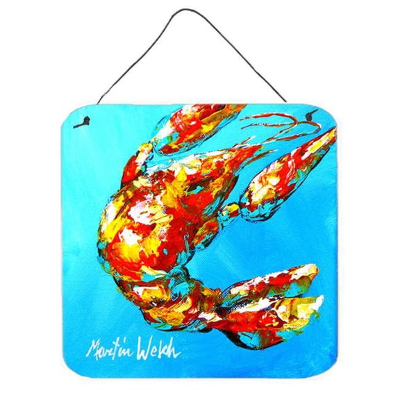 Carolines Treasures Crawfish Baby Craw Aluminium Metal Wall Or Door Hanging Prints