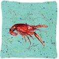 thumbnail image 1 of Carolines Treasures  Crawfish Decorative Fabric Pillow, 1 of 1