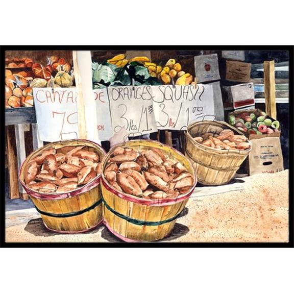 Carolines Treasures Crawfish With Spices And Corn Indoor & Outdoor Mat 18 x 27 in.