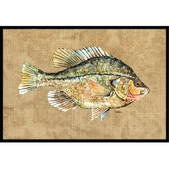 Carolines Treasures  Croppie Indoor or Outdoor Mat