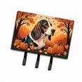 thumbnail image 1 of Caroline's Treasures Dogs Autumn Leaves Leash or Key Holder Triple Hook, Basset Hound, 1 of 2
