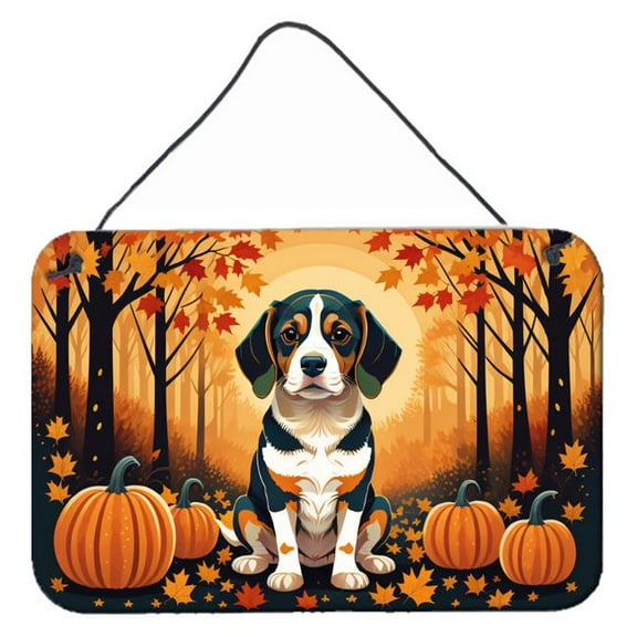 Carolines Treasures DAC1014DS812 12 x 8 in. Beagle Fall Wall or Door Hanging Prints
