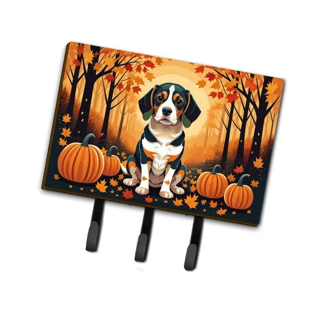 Beagle Fall Leash or Key Holder 6 in x 9 in