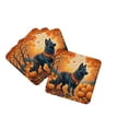 thumbnail image 1 of Belgian Sheepdog Fall Foam Coaster Set of 4 3.5 in x 3.5 in, 1 of 4