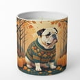 thumbnail image 1 of Carolines Treasures DAC1030CDL 10 oz Unisex White English Bulldog Fall Decorative Soy Candle, 1 of 19