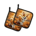 thumbnail image 1 of Carolines Treasures DAC1040PTHD 7.5 x 7.5 in. Unisex Corgi Fall Pair of Pot Holders, 1 of 48