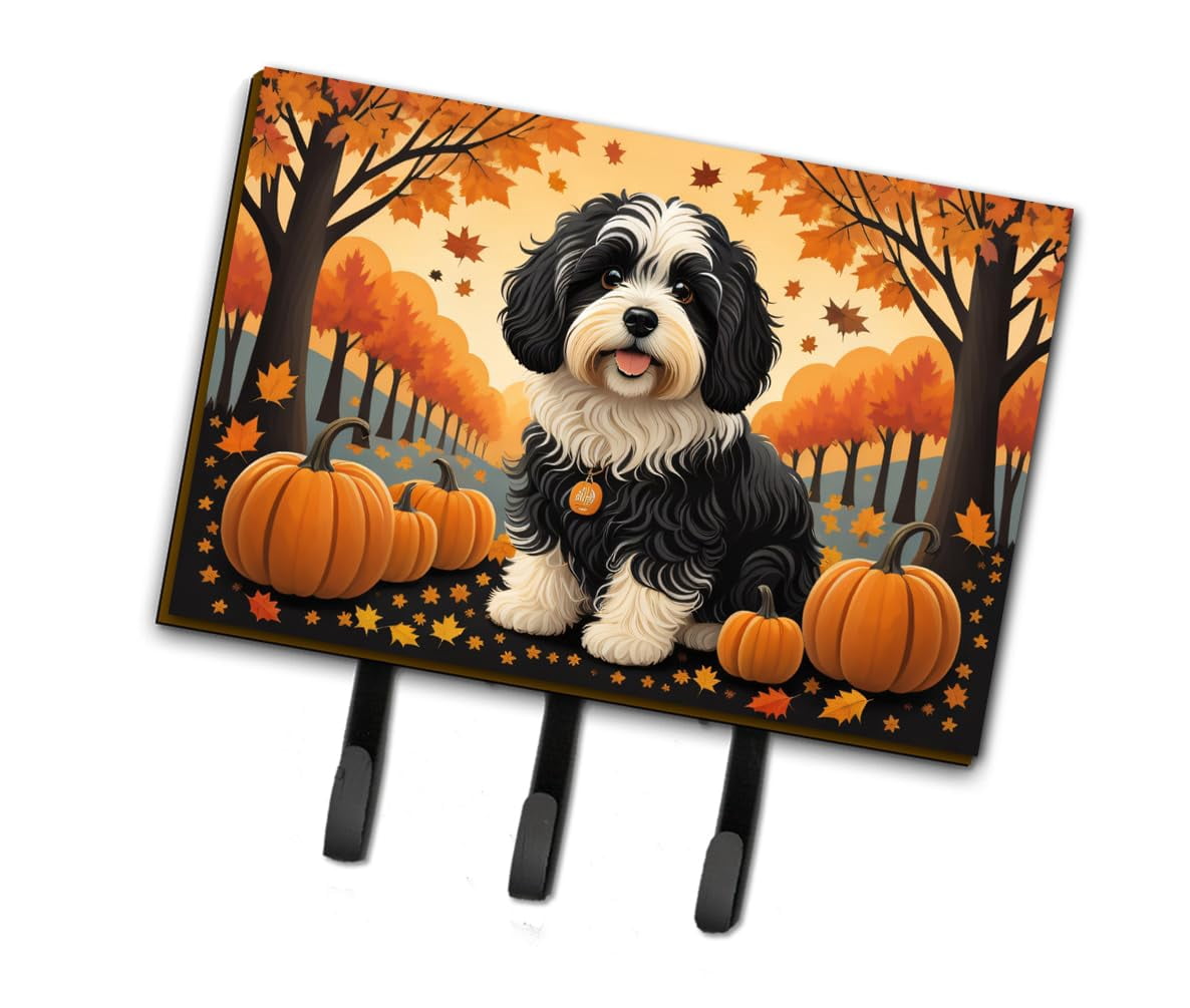Havanese Fall Leash or Key Holder 6 in x 9 in