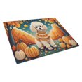 thumbnail image 1 of Carolines Treasures DAC1063LCB 15 x 12 in. Poodle Fall Glass Cutting Board - Large, 1 of 5