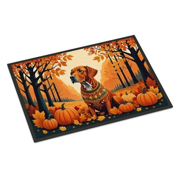 Carolines Treasures DAC1077MAT 18 x 27 in. Unisex Vizsla Fall Doormat