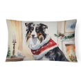 thumbnail image 1 of Carolines Treasures DAC1229PW1216 16 x 12 in. Unisex Australian Shepherd Christmas Fabric Decorative Pillow, 1 of 4