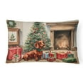 thumbnail image 1 of Carolines Treasures DAC1349PW1216 16 x 12 in. Unisex Dachshund Christmas Fabric Decorative Pillow, 1 of 4