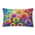 thumbnail image 1 of Carolines Treasures DAC1423PW1216 16 x 12 in. Unisex Chrysanthemums in Color Fabric Decorative Pillow, 1 of 4