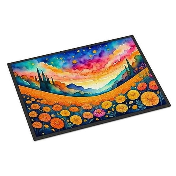 Carolines Treasures DAC1447JMAT 24 x 36 in. Unisex Marigolds in Color Indoor or Outdoor Mat