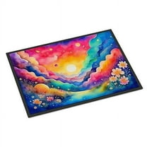 Carolines Treasures DAC1460MAT 18 x 27 in. Unisex Stock or Gillyflower in Color Doormat