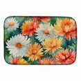 thumbnail image 1 of Carolines Treasures DAC1554DDM 21 x 14 in. Chrysanthemums in Watercolor Dish Drying Mat, 1 of 5