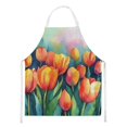 thumbnail image 1 of Tulips in Watercolor Apron 27 in x 30 in, 1 of 73