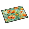 thumbnail image 1 of Carolines Treasures DAC1629MAT 18 x 27 in. Unisex California California Poppies in Watercolor Doormat, 1 of 5