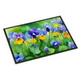 thumbnail image 1 of Carolines Treasures DAC1647MAT 18 x 27 in. Unisex Illinois Violet in Watercolor Doormat, 1 of 5