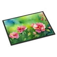 thumbnail image 1 of Carolines Treasures DAC1651MAT 18 x 27 in. Unisex Iowa Wild Prairie Roses in Watercolor Doormat, 1 of 5