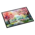 thumbnail image 1 of Carolines Treasures DAC1671JMAT 24 x 36 in. Unisex Michigan Apple Blossoms in Watercolor Indoor or Outdoor Mat, 1 of 5