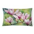 thumbnail image 1 of Carolines Treasures DAC1675PW1216 16 x 12 in. Unisex Mississippi Magnolia in Watercolor Fabric Decorative Pillow, 1 of 4