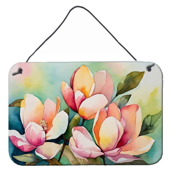 Carolines Treasures DAC1676DS812 12 x 8 in. Unisex Mississippi Magnolia in Watercolor Wall or Door Hanging Prints