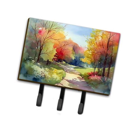 North Carolina Dogwoods in Watercolor Leash or Key Holder 6 in x 9 in