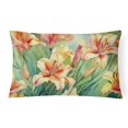 thumbnail image 1 of Carolines Treasures DAC1710PW1216 16 x 12 in. Unisex Utah Sego Lilies in Watercolor Fabric Decorative Pillow, 1 of 4