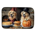 thumbnail image 1 of Golden Retriever Fall Kitchen Pumpkins Dish Drying Mat 14 in x 21 in, 1 of 5