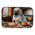 thumbnail image 1 of Carolines Treasures DAC1812DDM 21 x 14 in. Unisex Shar Pei Fall Kitchen Pumpkins Dish Drying Mat, 1 of 5